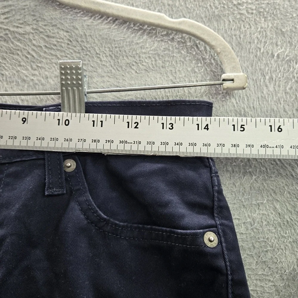 Levi's 511 Men Pants 29X30 Blue‎ Straight Slim Cotton Polyester Elastane